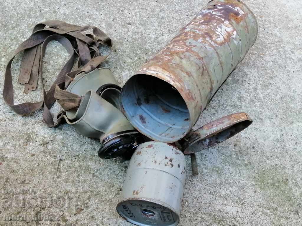 Gas Mask Kingdom Bulgaria Hema Sofia WW2 - 5 Gas Mask Kingdom Bulgaria Hema Sofia WW2 - 5