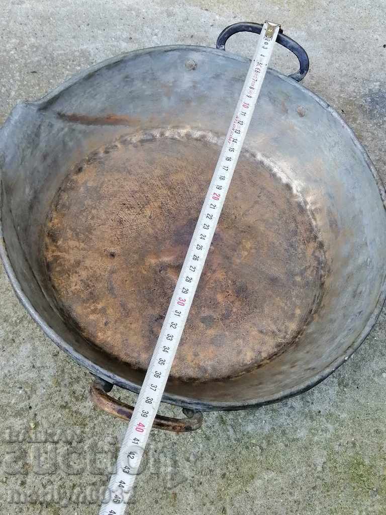 Delivery of Copper tray, household vessel, copper, blue