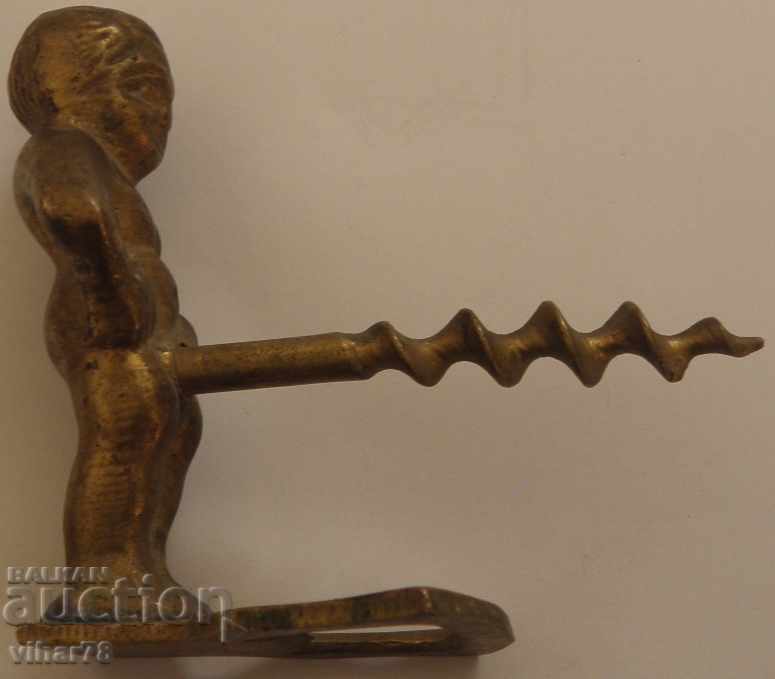 Bronze Corkscrew Opener