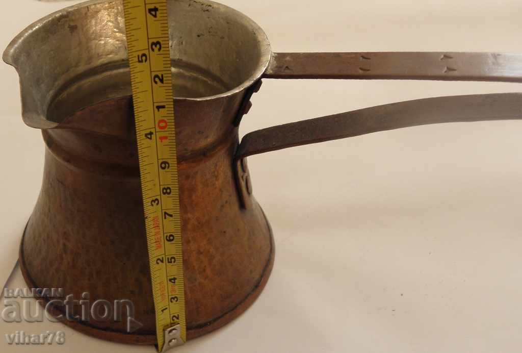 Auction  Big old copper tin jazz