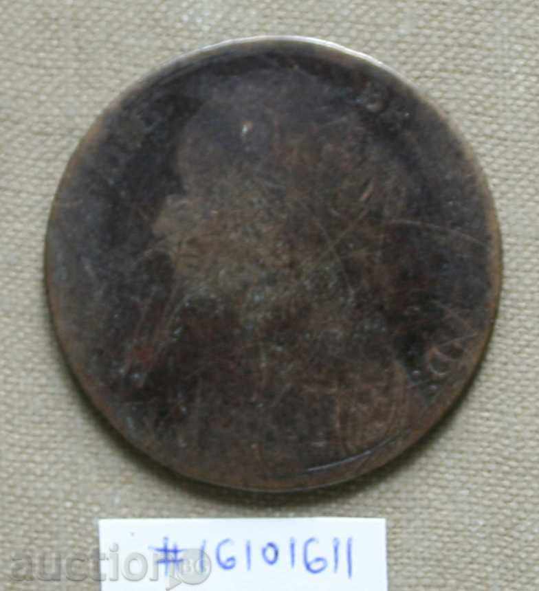 1 ban 1879 Regatul Unit al Marii Britanii, săraci cu preț € 0.41 | 0.80 BGN