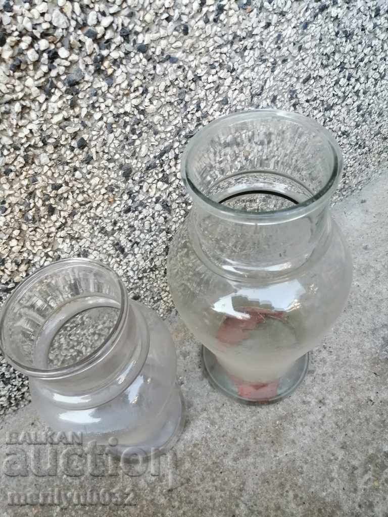 Γυάλινα γερμανικά βάζα για φιάλη καραμελών με τιμή 72.00 BGN | € 36.81 Γυάλινα γερμανικά βάζα για φιάλη καραμελών με τιμή 72.00 BGN | € 36.81