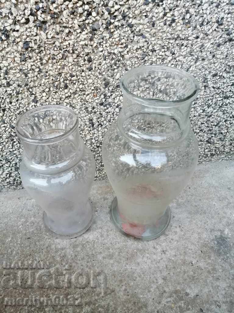 Δημοπρασία Γυάλινα γερμανικά βάζα για φιάλη καραμελών Δημοπρασία Γυάλινα γερμανικά βάζα για φιάλη καραμελών