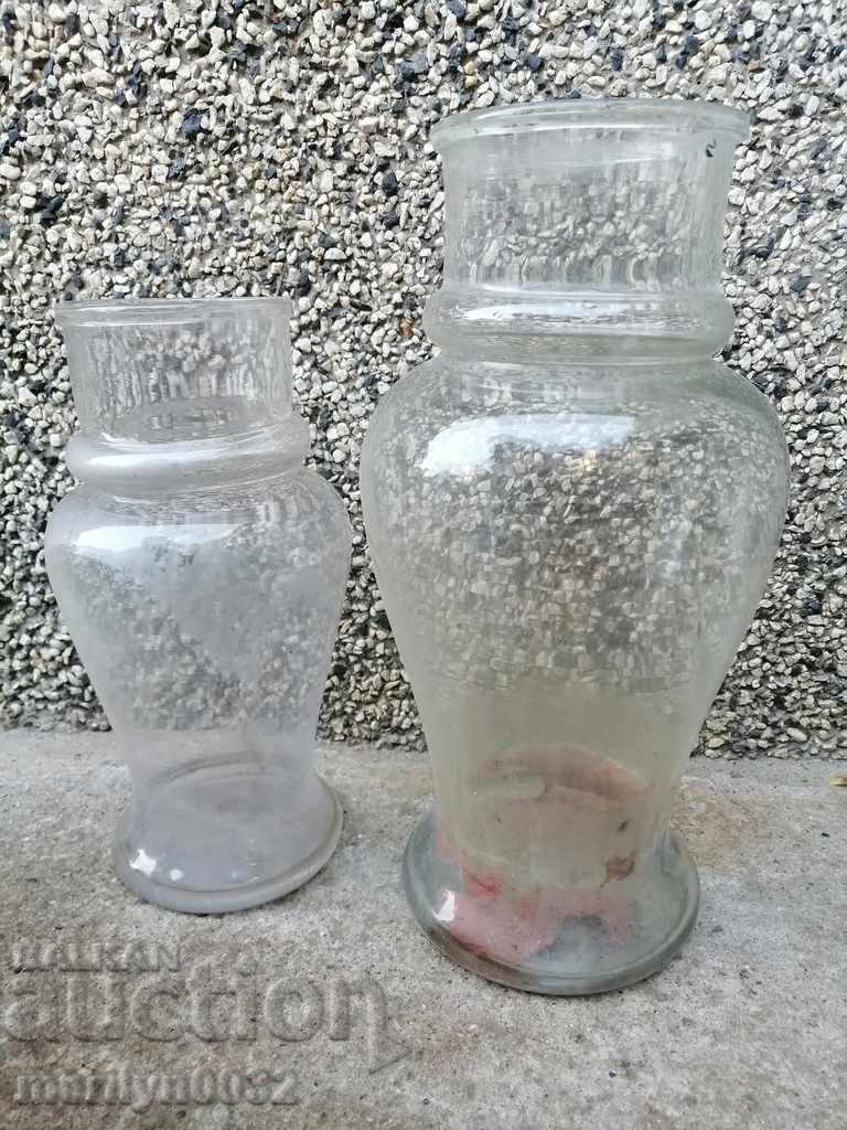 Glass German jars for candy bottle