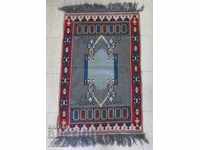 19th century Hand Woven and Embroidered Prayer Rug