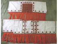 19th Century Hand Embroidery Set of Chairs and Wall Panel
