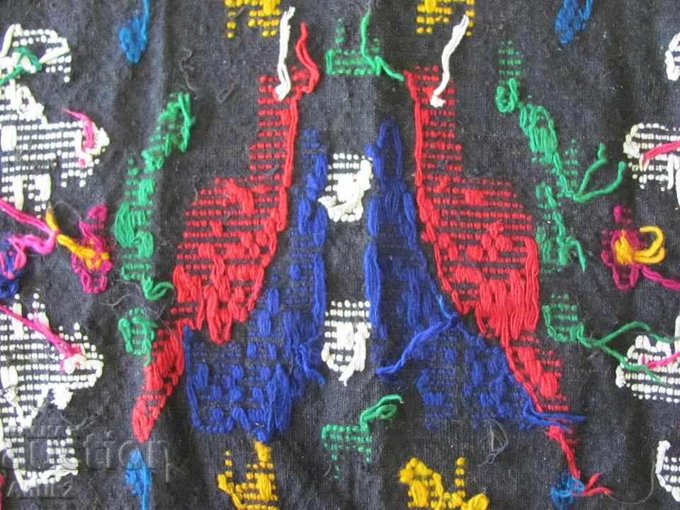 Covor brodat și brodat din secolul al XIX-lea, pernă - 7