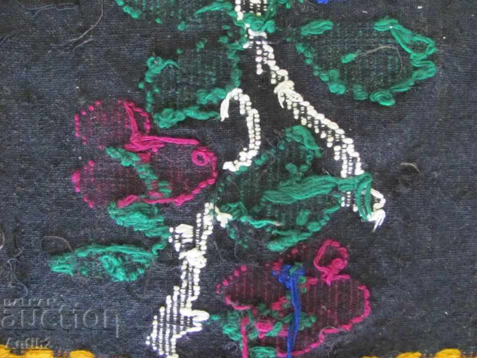 19th Century Hand Woven and Embroidered Carpet, Pillow - 6