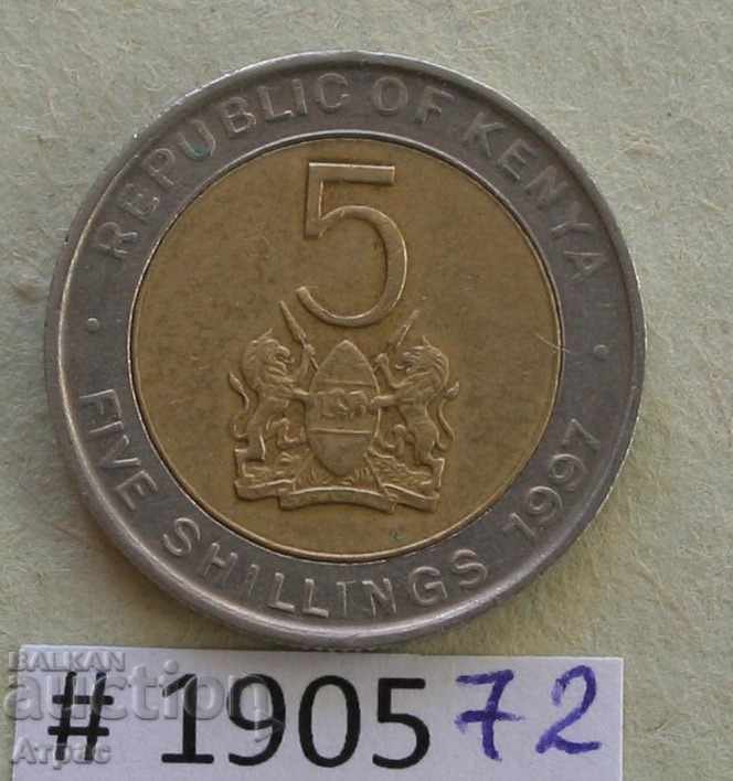 5 Shilling 1997 Kenya