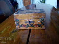 Old wooden box