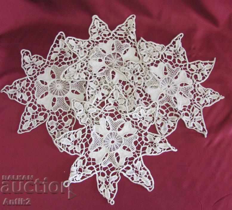 19th Century 4 Pieces Hand Knitted Strips with price 130.00 BGN | € 66.47 19th Century 4 Pieces Hand Knitted Strips with price 130.00 BGN | € 66.47