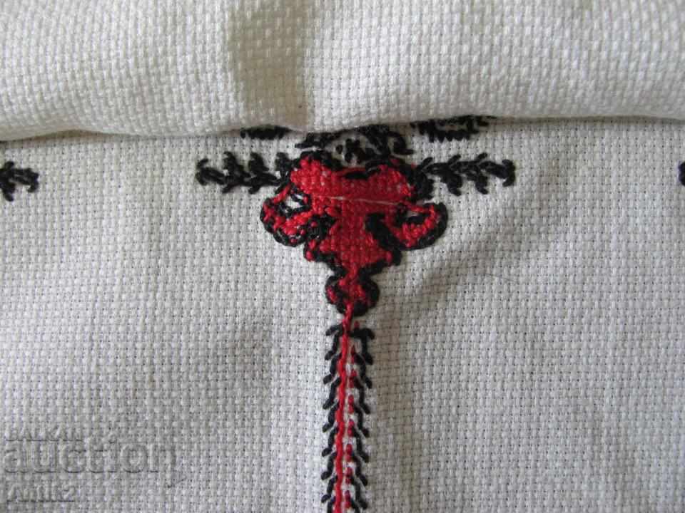 Old Hand Embroidered Pillow Case - 6