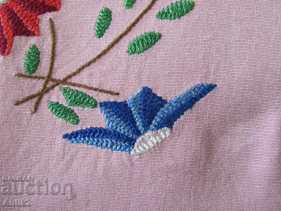 Old Hand Embroidery Box, Table Cover - 6