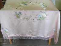 Old Machine Embroidery Korean Table Cover