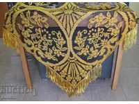 19th Century Hand Woven Hand Embroidery Table Cover