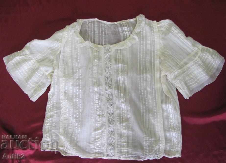 Bluză pentru femei Kenar de mătase populară din secolul 19