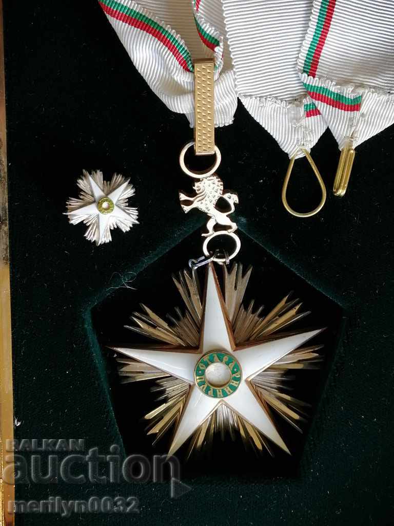 Order of Stara Planina 1st DEGREE miniature box for foreigners - 6 Order of Stara Planina 1st DEGREE miniature box for foreigners - 6