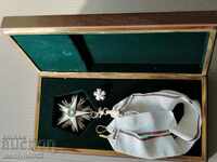 Order of Stara Planina 1st DEGREE miniature box for foreigners