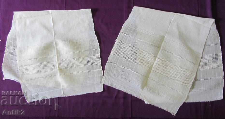 Delivery of 19th Century 2 Piece Hand Woven by Finn Kenar Towels Delivery of 19th Century 2 Piece Hand Woven by Finn Kenar Towels