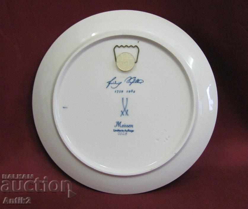 1984 Meissen Wall Plate Decorative Marked with price 450.00 BGN | € 230.08 1984 Meissen Wall Plate Decorative Marked with price 450.00 BGN | € 230.08