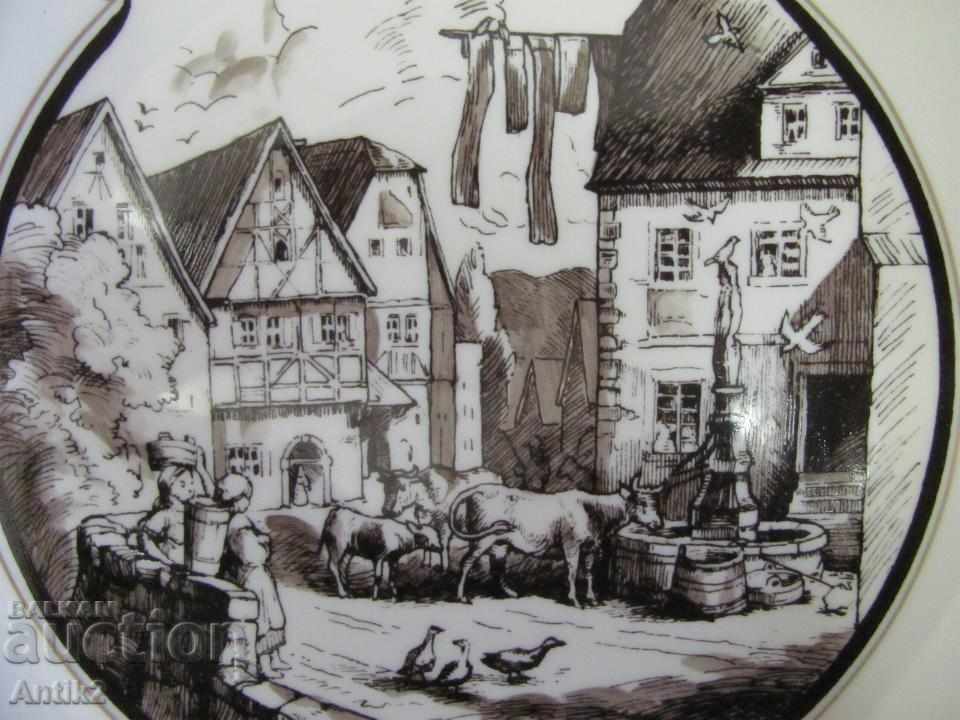 Delivery of 1984 Meissen Wall Plate Decorative Marked Delivery of 1984 Meissen Wall Plate Decorative Marked