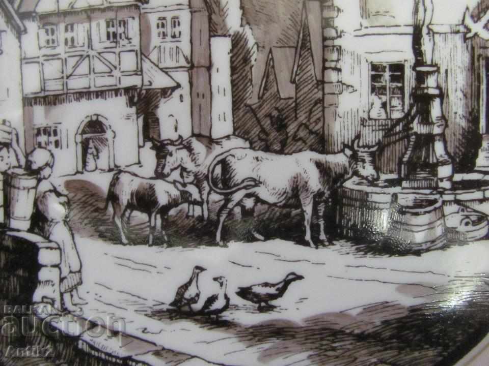 1984 Meissen Wall Plate Decorative Marked - 5 1984 Meissen Wall Plate Decorative Marked - 5