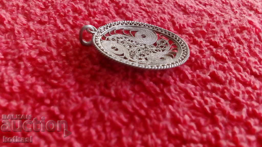 Very old silver filigree pendant - 6 Very old silver filigree pendant - 6