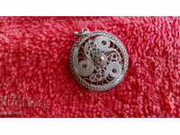 Very old silver pendant filigree