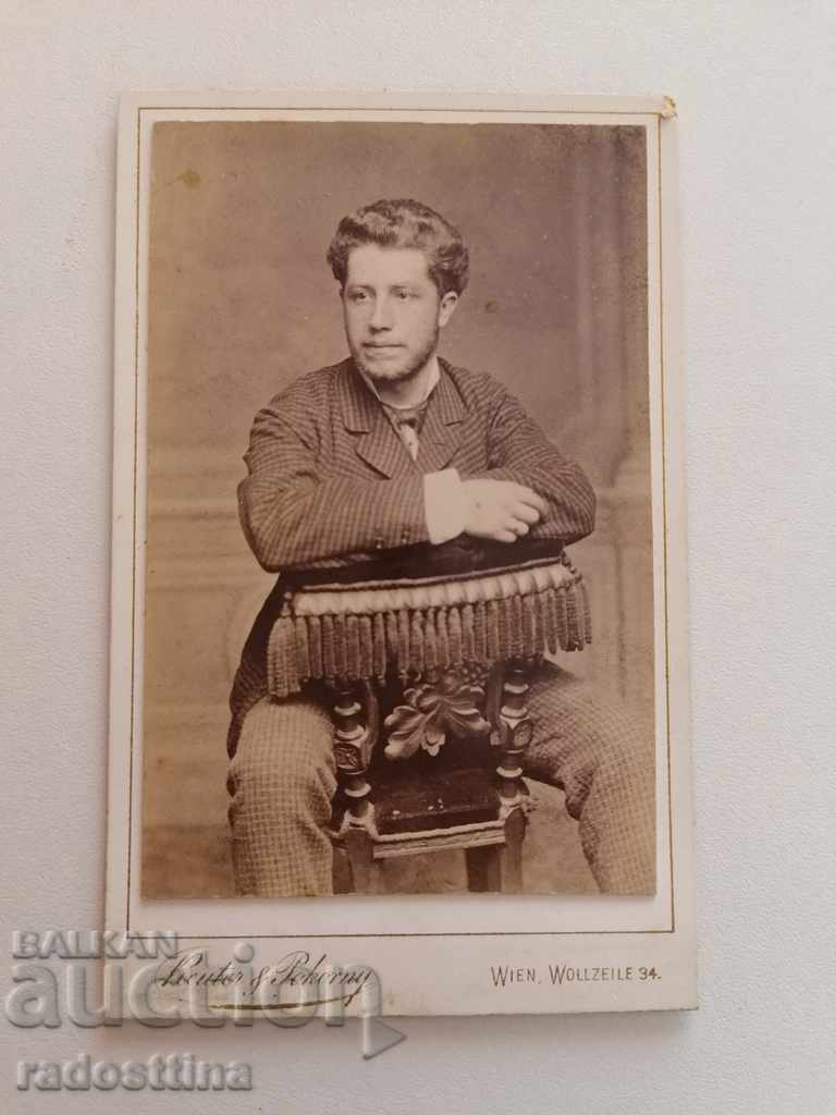 Φωτογραφία σε χαρτόνι Reuter & Pokorny Wien CDV Φωτογραφία σε χαρτόνι Reuter & Pokorny Wien CDV