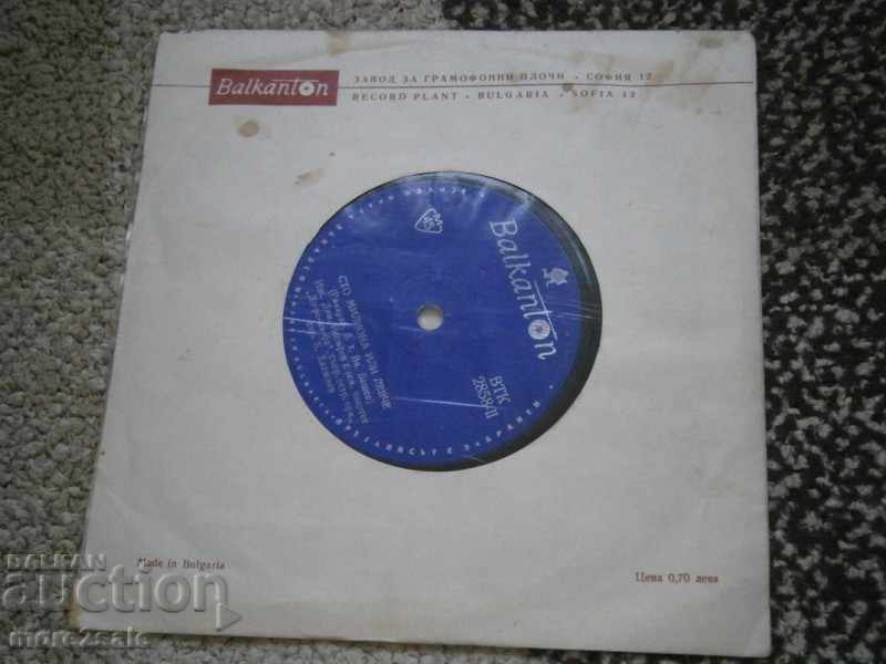 Auction DIMITAR YOSIFOV - small plate - BALKANTON - VTK 2858 Auction DIMITAR YOSIFOV - small plate - BALKANTON - VTK 2858