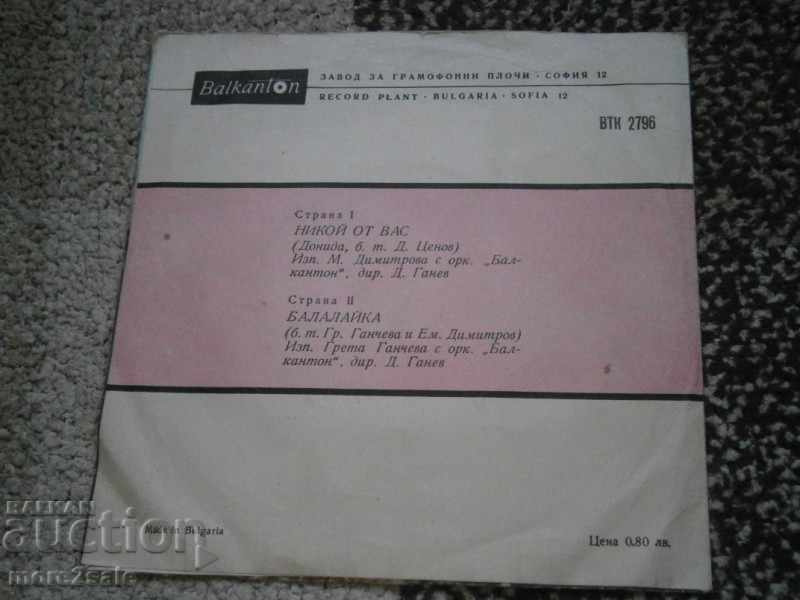 Auction M. DIMITROVA / GRETA GANCHEVA - small plate - VTK 2796 Auction M. DIMITROVA / GRETA GANCHEVA - small plate - VTK 2796