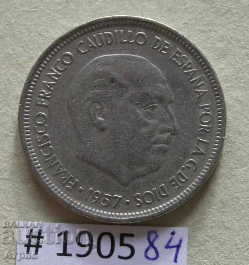 5 pesetas 1957 Spania cu preț € 0.26 | 0.51 BGN