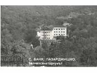 Old postcard - Panagyurishte, Banya village, Balneo sanatorium