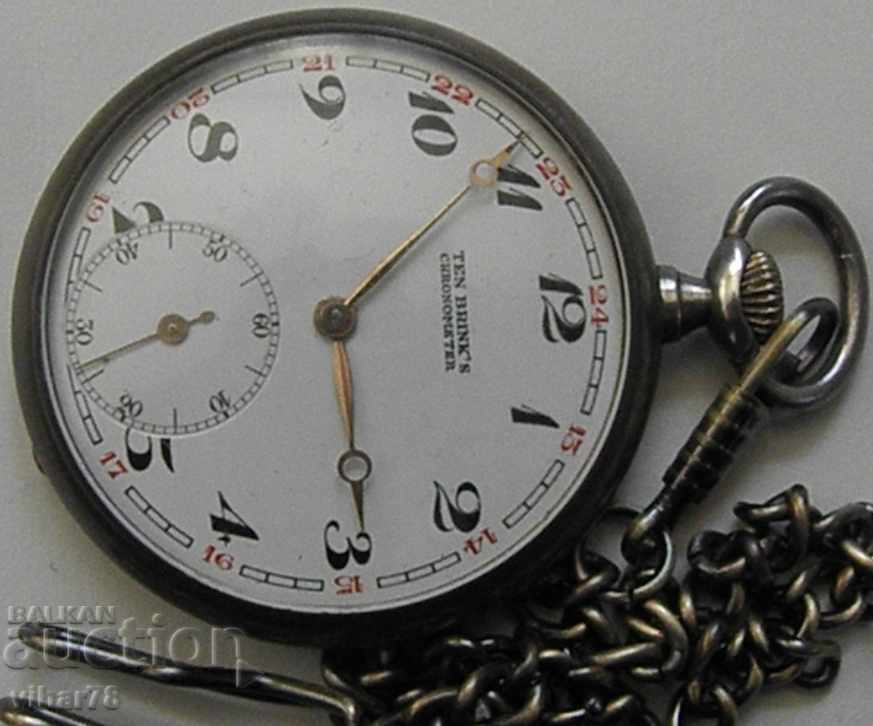 silver pocket watch-TEN BRINK,S -0.800 with price 259.99 BGN | € 132.93