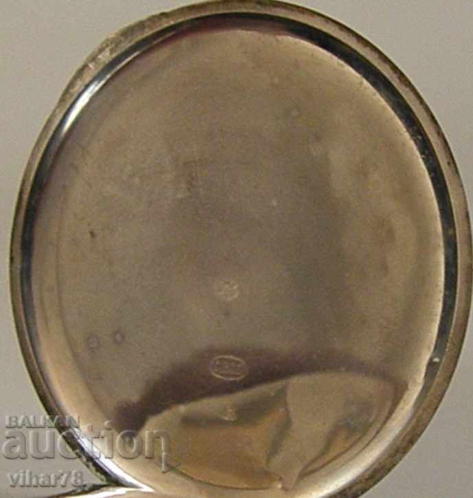 Delivery of silver pocket watch-TEN BRINK,S -0.800