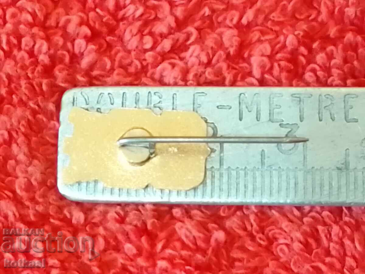 Delivery of Old social badge pin emblem capital Bulgaria Sofia Delivery of Old social badge pin emblem capital Bulgaria Sofia