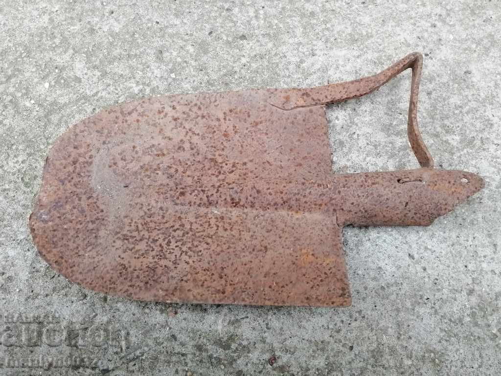 Old straight shovel, wrought iron - 5 Old straight shovel, wrought iron - 5