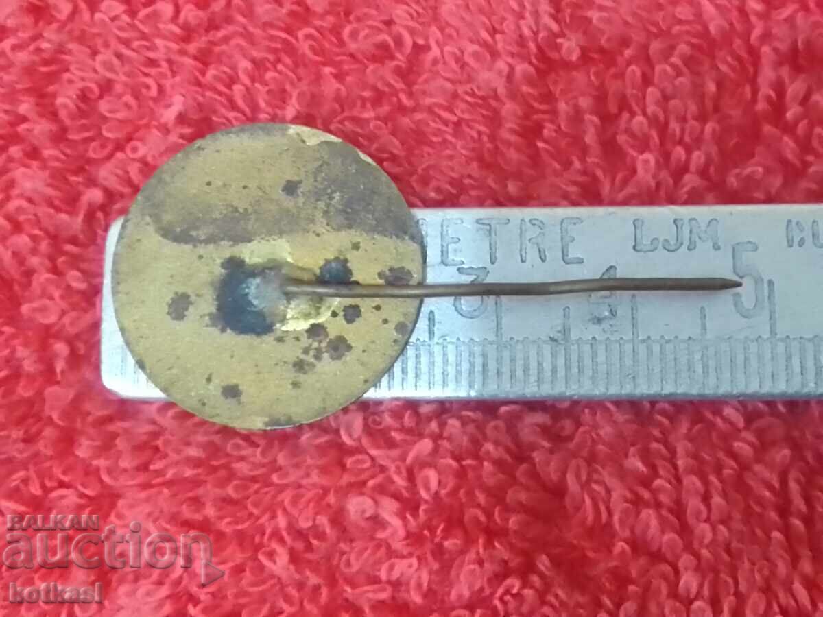 Old social sign badge bronze pin enamel BMF with price 25.50 BGN | € 13.04 Old social sign badge bronze pin enamel BMF with price 25.50 BGN | € 13.04