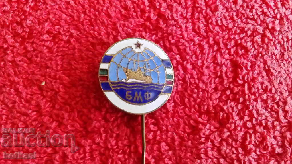 Delivery of Old social sign badge bronze pin enamel BMF Delivery of Old social sign badge bronze pin enamel BMF