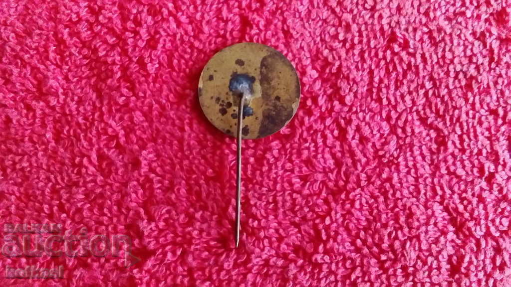 Old social sign badge bronze pin enamel BMF - 6 Old social sign badge bronze pin enamel BMF - 6