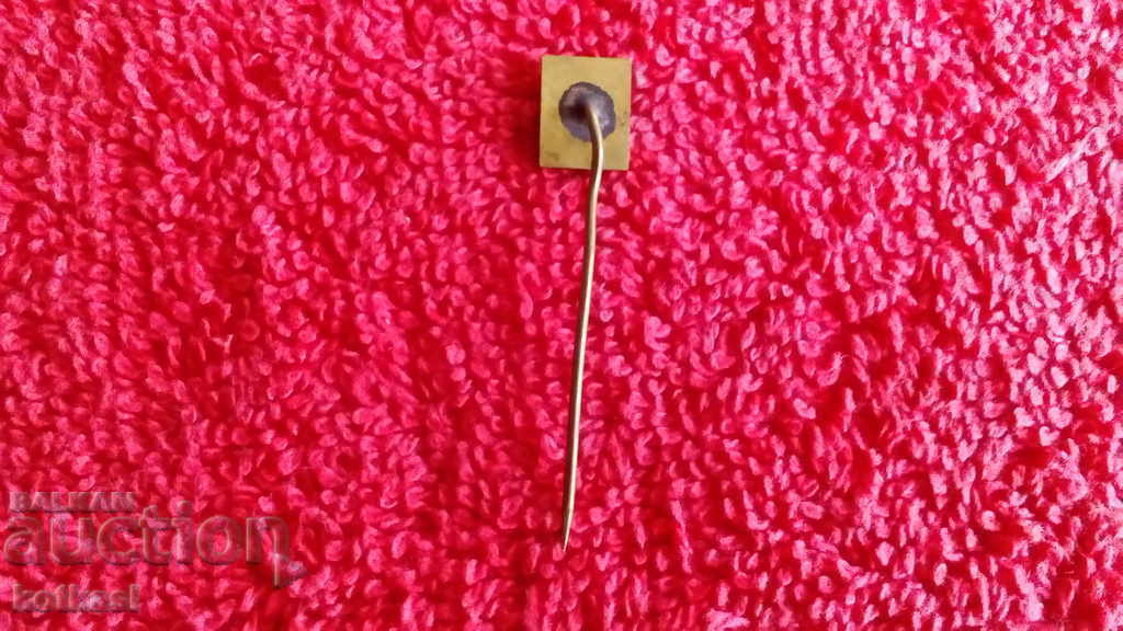 Old solid bronze pin badge Volleyball Hungary - 5 Old solid bronze pin badge Volleyball Hungary - 5