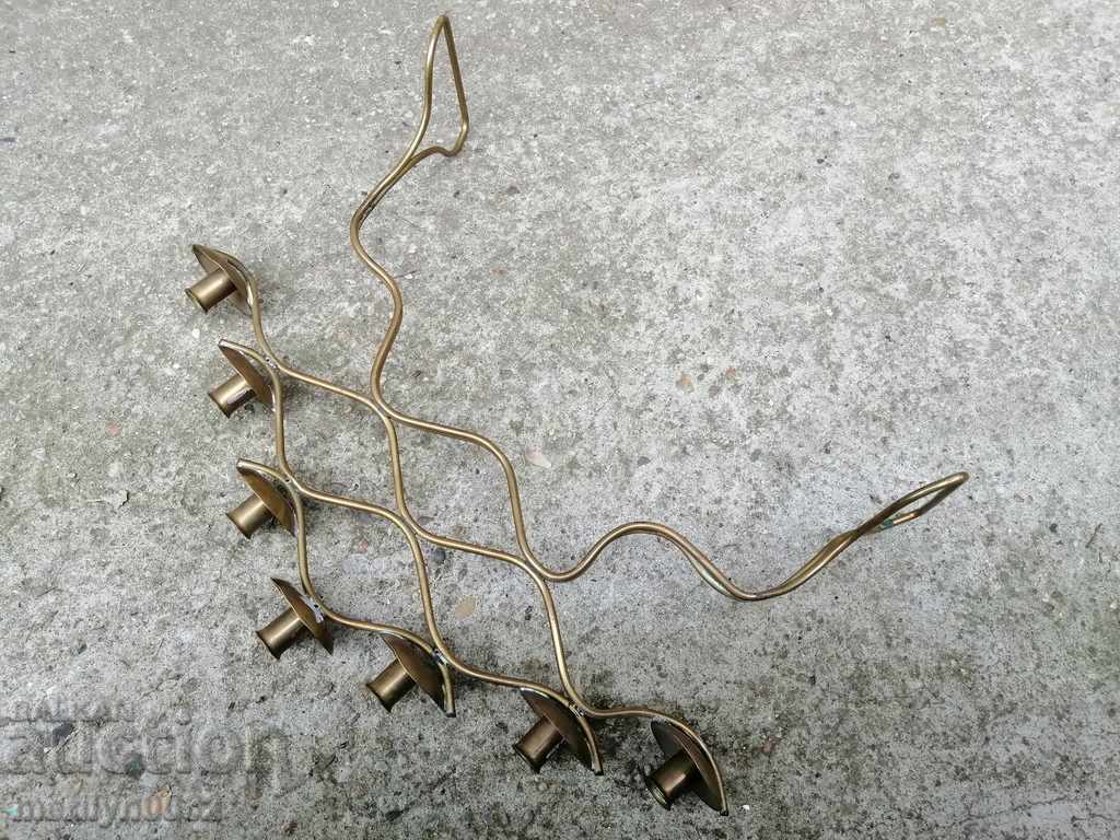 Стар свещник месинг свещ минора - 6 Стар свещник месинг свещ минора - 6