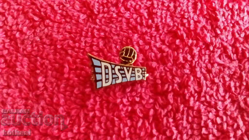 Delivery of Old sports badge enamel Volleyball GDR DDR excellent DSVB Delivery of Old sports badge enamel Volleyball GDR DDR excellent DSVB