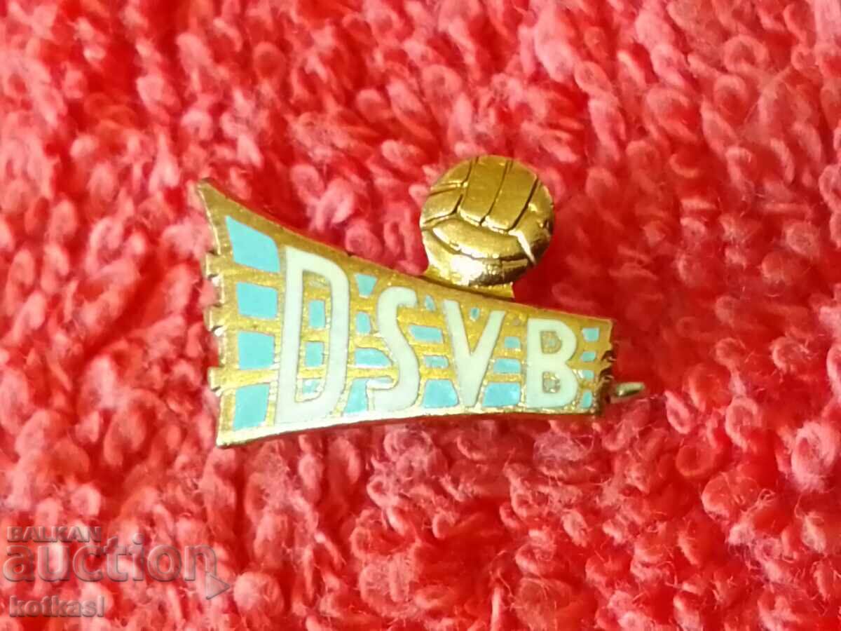 Old sports badge enamel Volleyball GDR DDR excellent DSVB - 5 Old sports badge enamel Volleyball GDR DDR excellent DSVB - 5