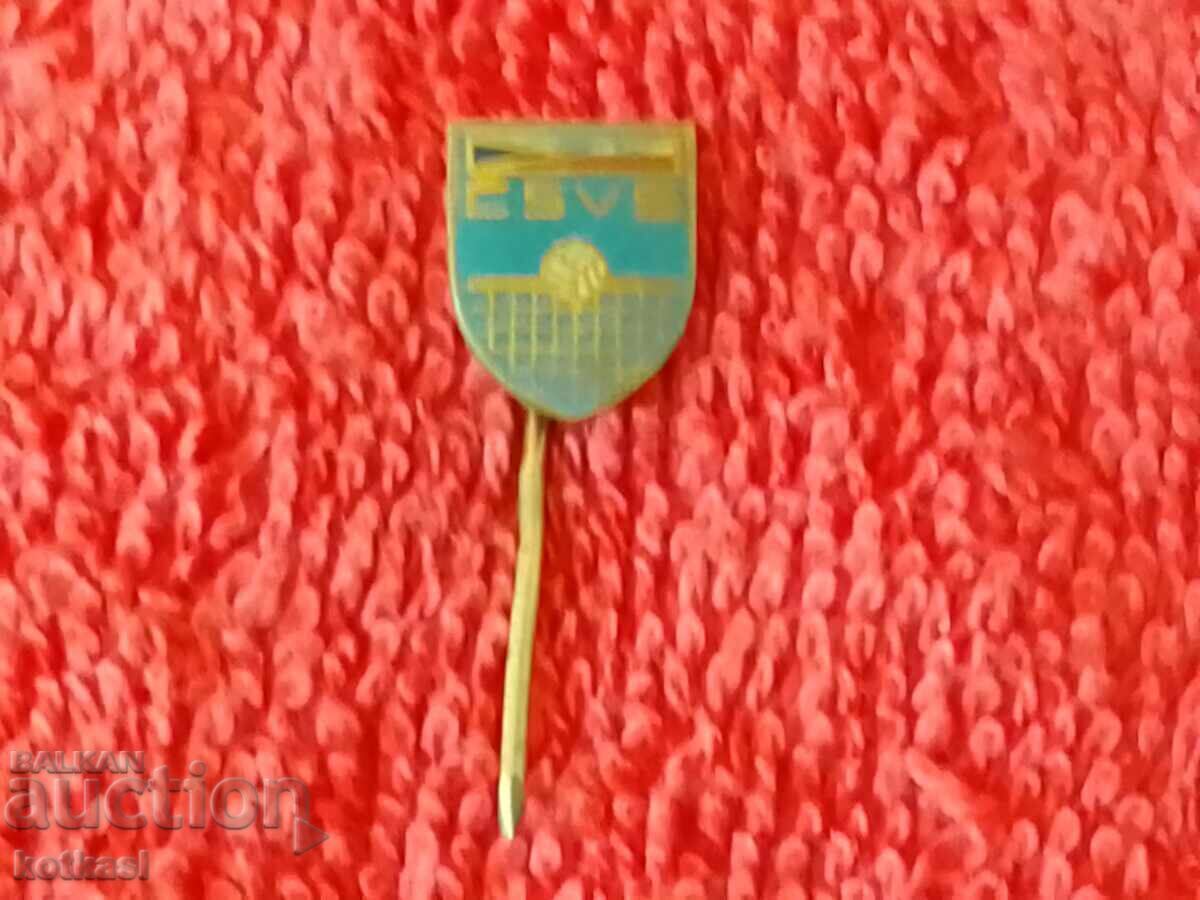 Ecuson Sport Vechi Bronz Pin Volei CSVS - 5