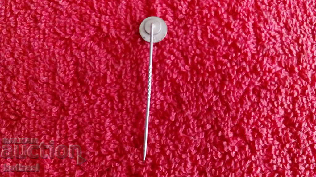 Old silver marked 935 badge pin enamel KTM - 7 Old silver marked 935 badge pin enamel KTM - 7