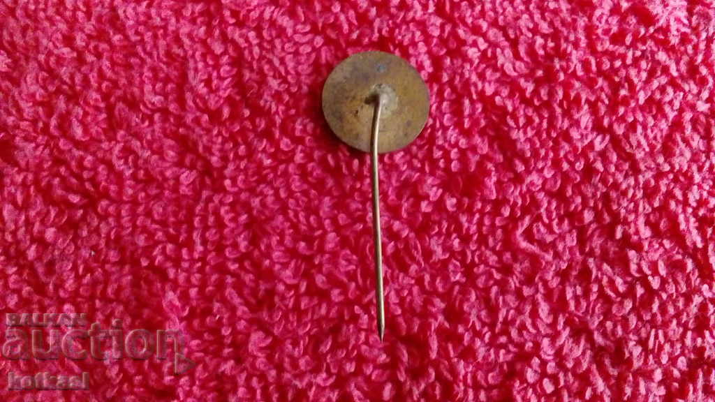 Old rare badge bronze pin GRMP BALCHIK drilling oil - 5 Old rare badge bronze pin GRMP BALCHIK drilling oil - 5