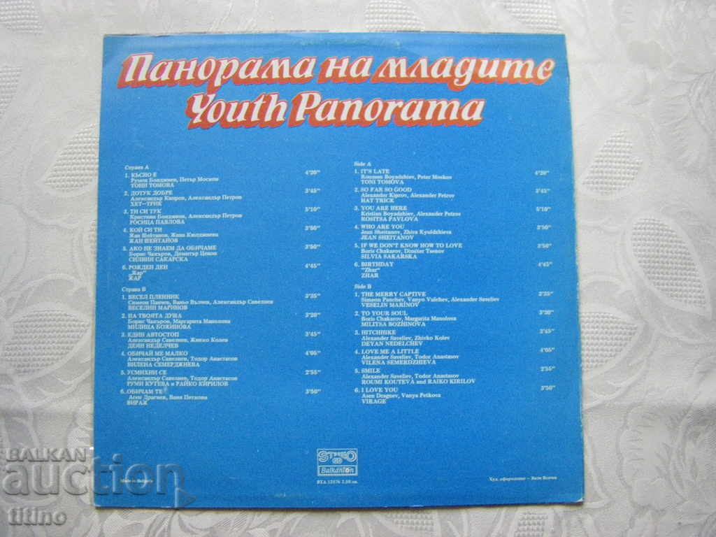 Auction VTA 12576 - Panorama of the young 4 Auction VTA 12576 - Panorama of the young 4