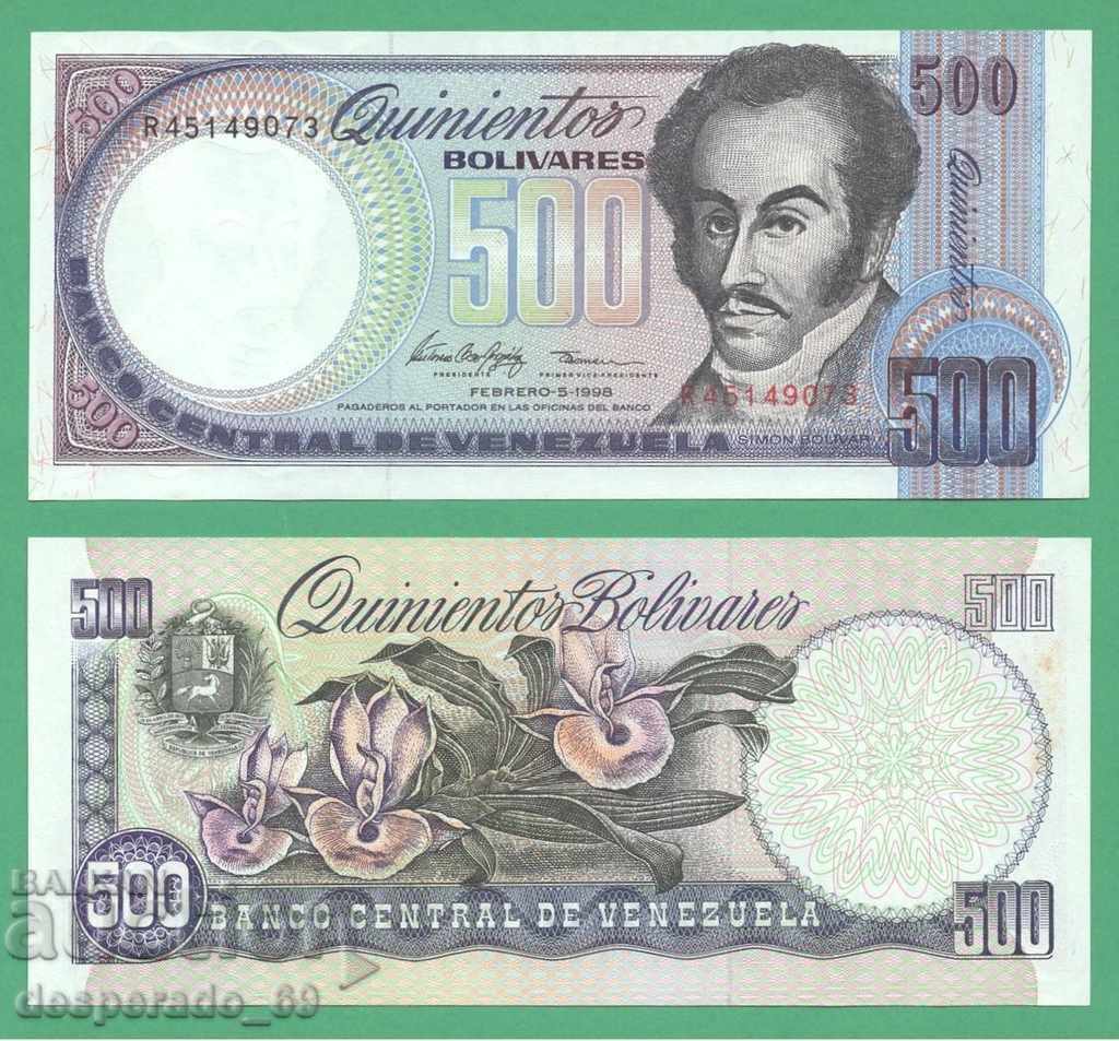 (¯`'•.¸ ВЕНЕЦУЕЛА 500 боливара 1998 UNC ¸.•'´¯) (¯`'•.¸ ВЕНЕЦУЕЛА 500 боливара 1998 UNC ¸.•'´¯)