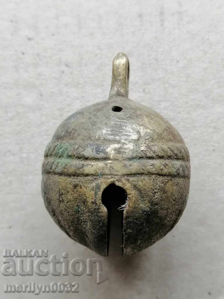 Bronze "nut" type horse cart bell - 19th century - 6 Bronze "nut" type horse cart bell - 19th century - 6